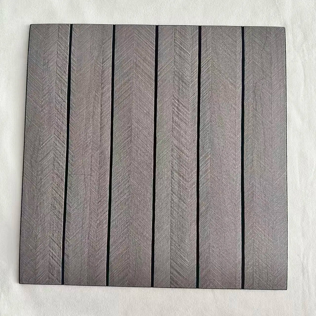 Faux Wood Grain Grille Self-Adhesive Wallpaper for Home Decor Peel and Stick Wall Panels Kitchen Living Room Wall Renovation