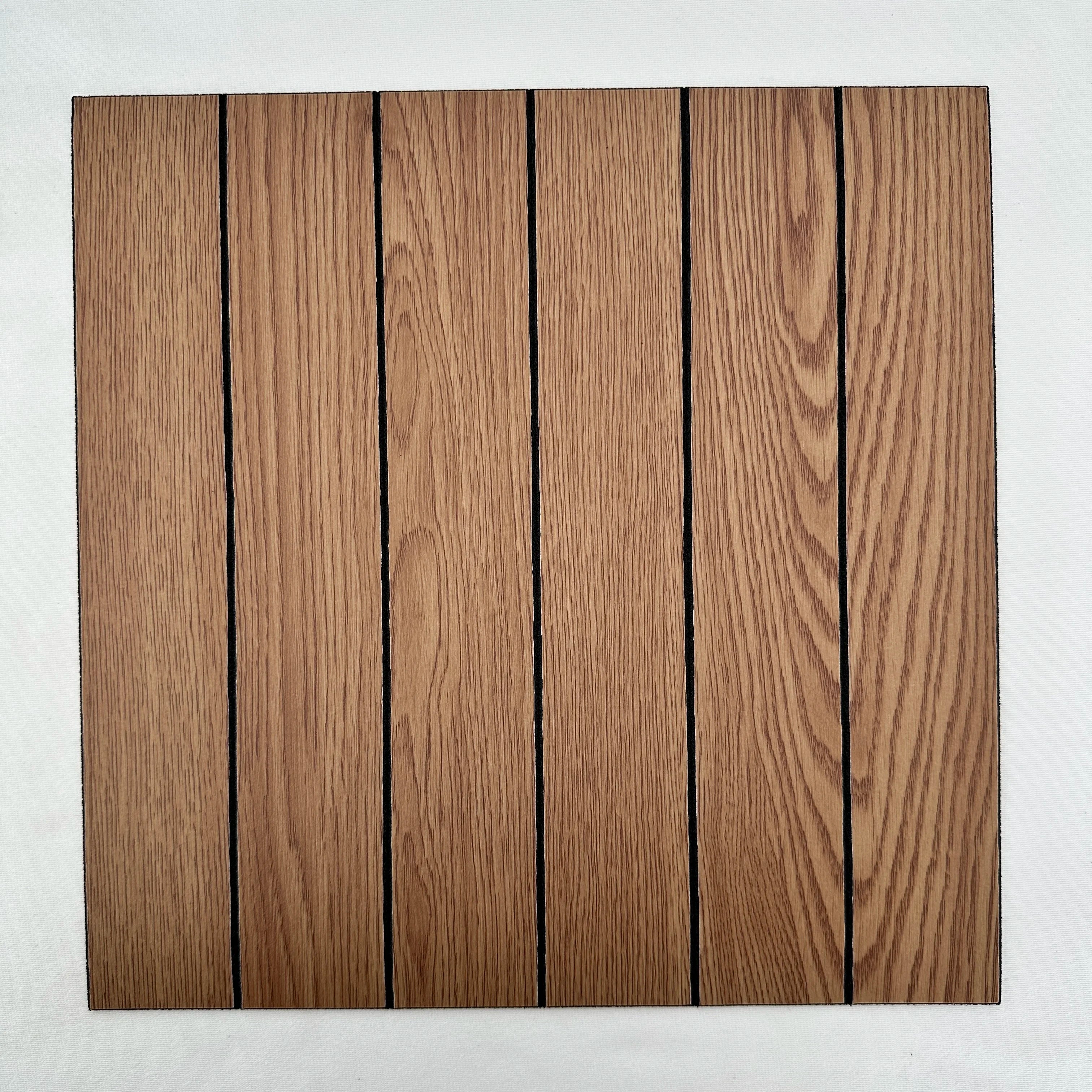 Faux Wood Grain Grille Self-Adhesive Wallpaper for Home Decor Peel and Stick Wall Panels Kitchen Living Room Wall Renovation