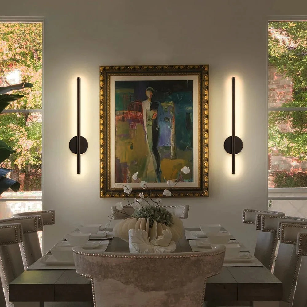 Magnetic Rechargeable 50 Wall Lamp Black Gold For Living Room Bedroom Hallway Study Stairwell Cloakroom LED Lighting Wiring Free