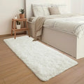 VIKAMA Soft And Fluffy Long Pile Carpet, Easy-Care And Machine Washable Living Room Sofa Rug, Bedside Rug For Bedroom Home Decor